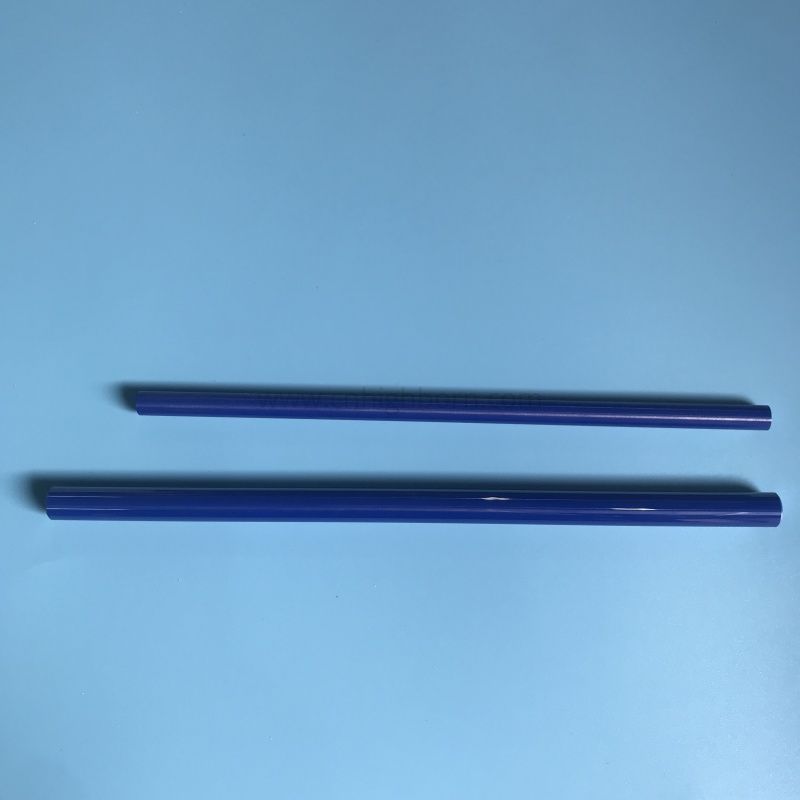 Blue Zro2 Ceramic Rod Zirconia Piston Plunger Shaft