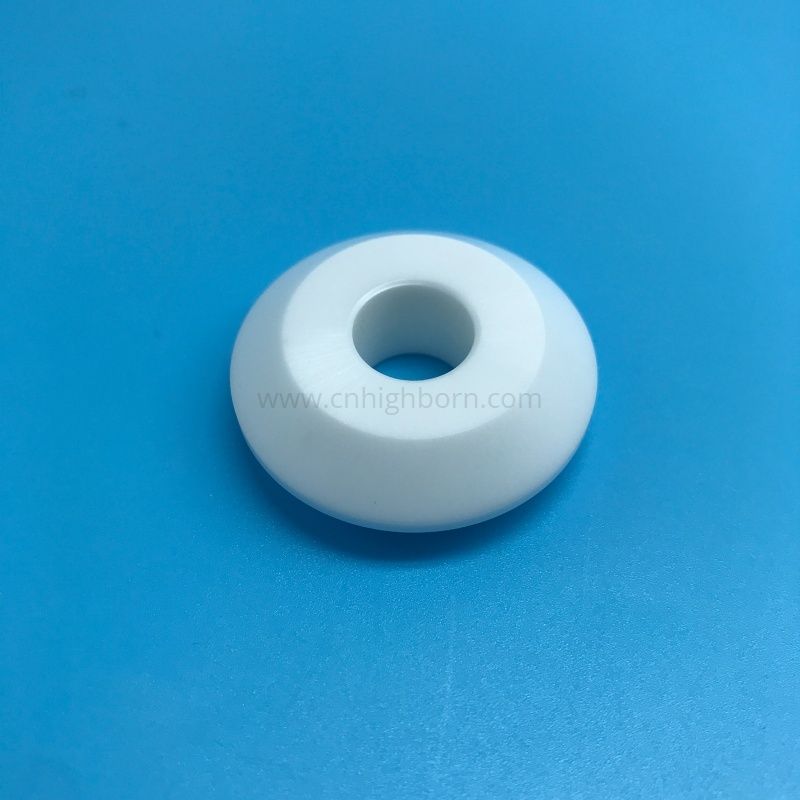 Insulation ZrO2 Zirconia Ceramic Round Washer with Central Hole