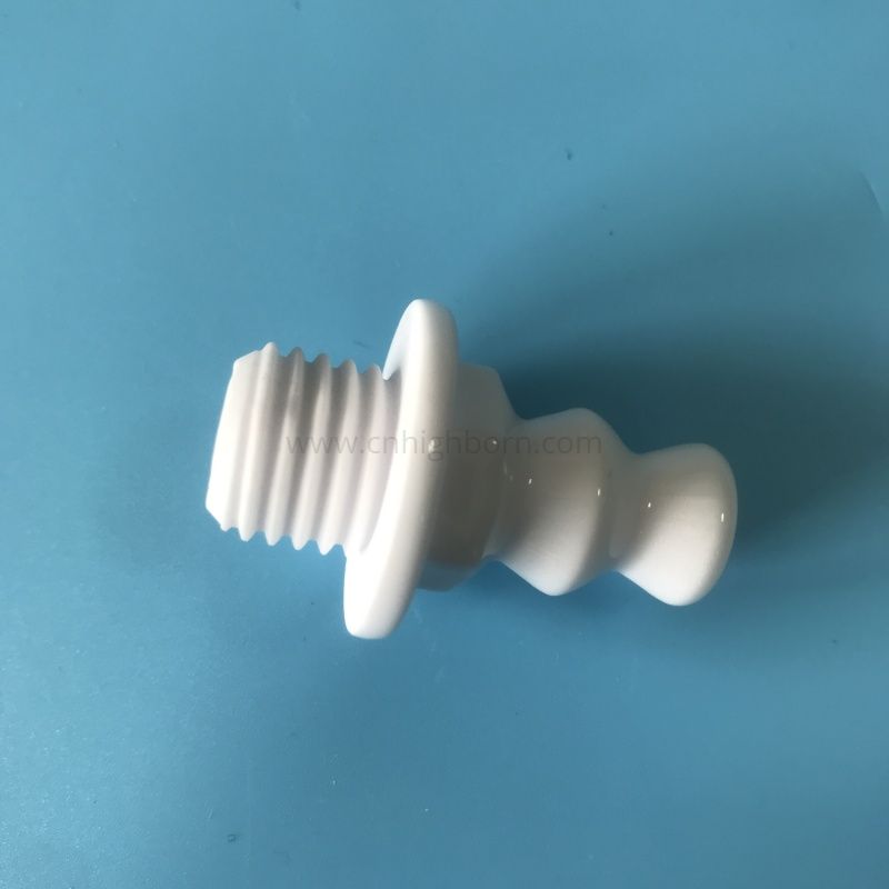 Steatite Ceramic Insulator Rod Glazed White Alumina Lever