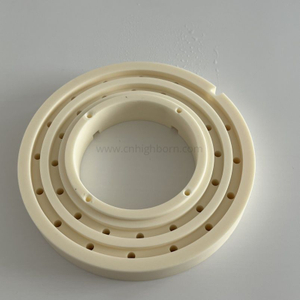 Customized 99% Alumina Industrial Parts Al2O3 Ceramic Ring