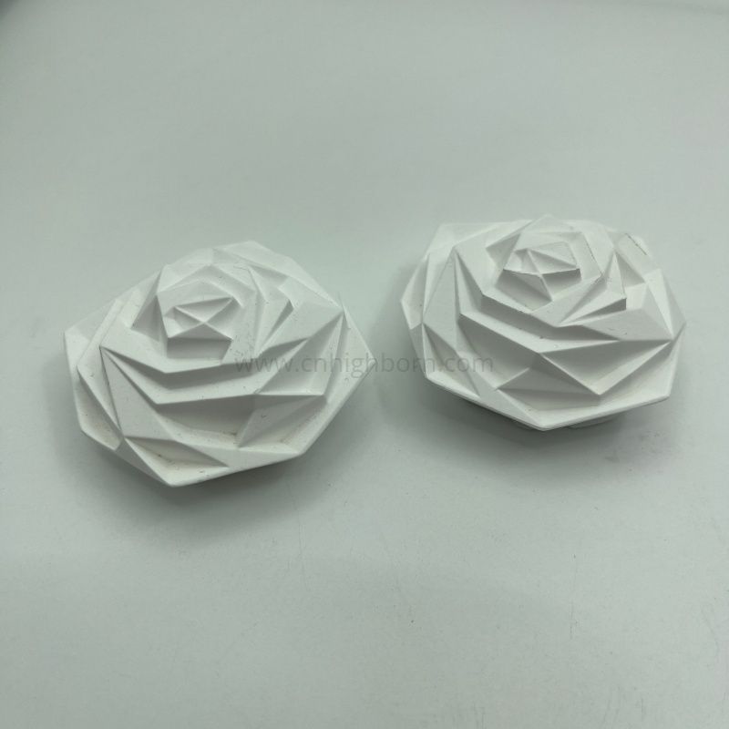 Customized Scented Flower Shape Plaster Ceramic Aroma Diffuser Stone