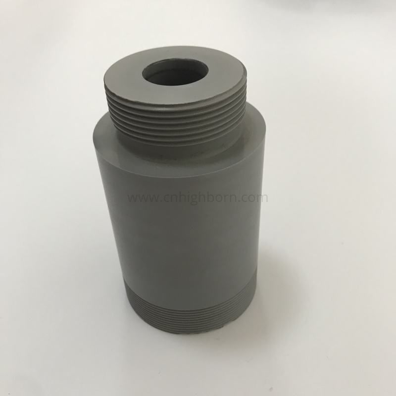 GPS Silicon Nitride Pipe Si3n4 Ceramic Threaded Tube