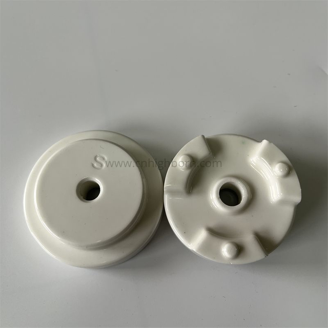 Electrical Insulator Al2o3 Glazed Alumina Ceramic Disc Parts