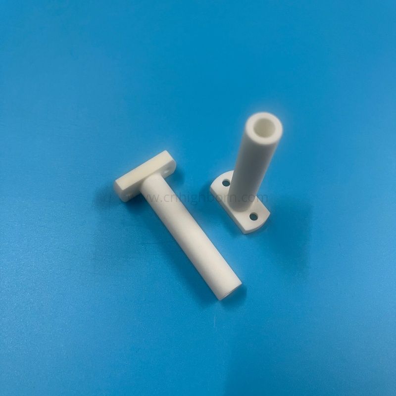 95% Alumina Al2O3 Ceramic T Hollow Tube Insulator