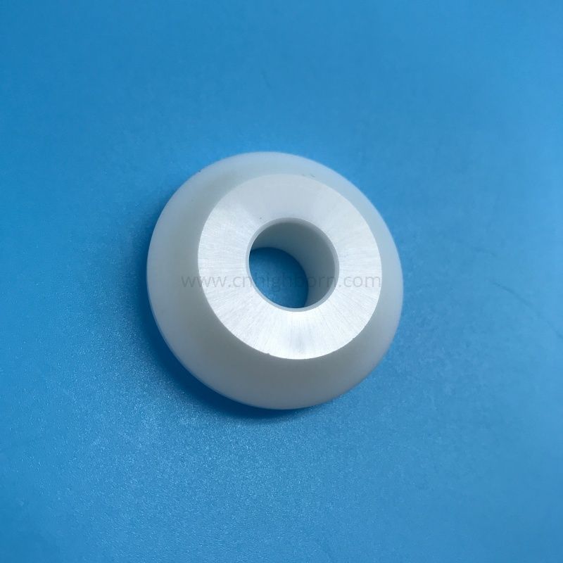 Insulation ZrO2 Zirconia Ceramic Round Washer with Central Hole