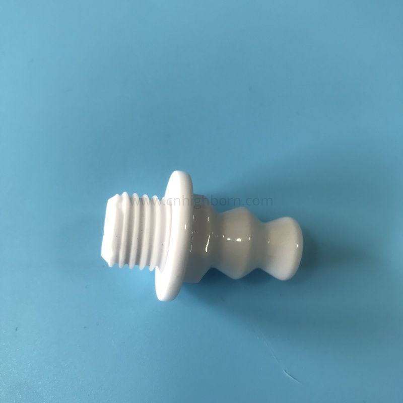 Steatite Ceramic Insulator Rod Glazed White Alumina Lever