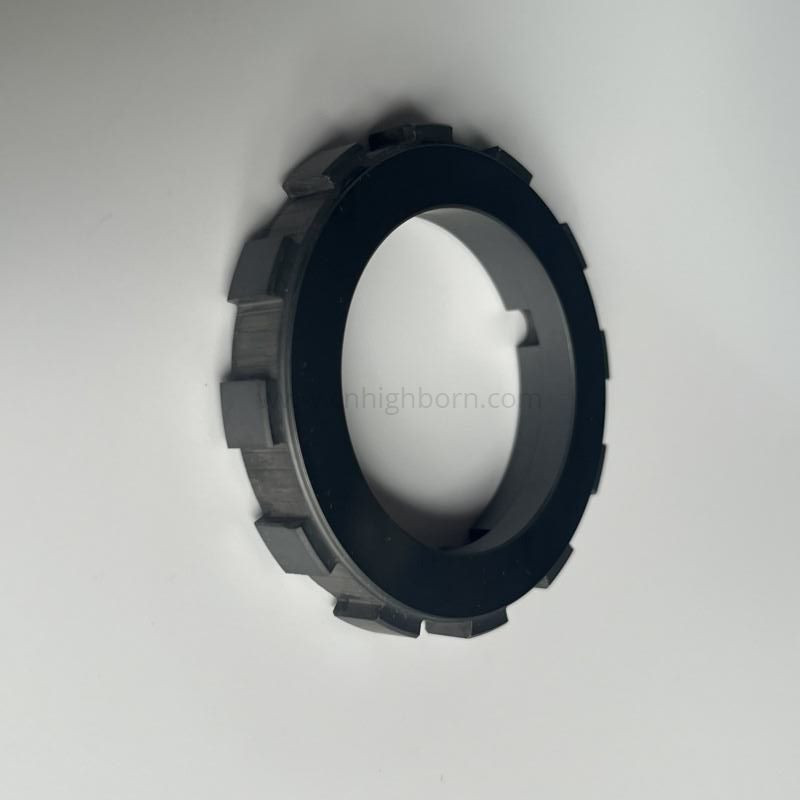 High Hardness Custom Machined SiC Ceramic Gear Ring