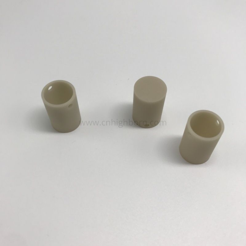 High Thermal Conductivity Aluminum Nitride (AlN) Cermaic Cylindrical Crucible