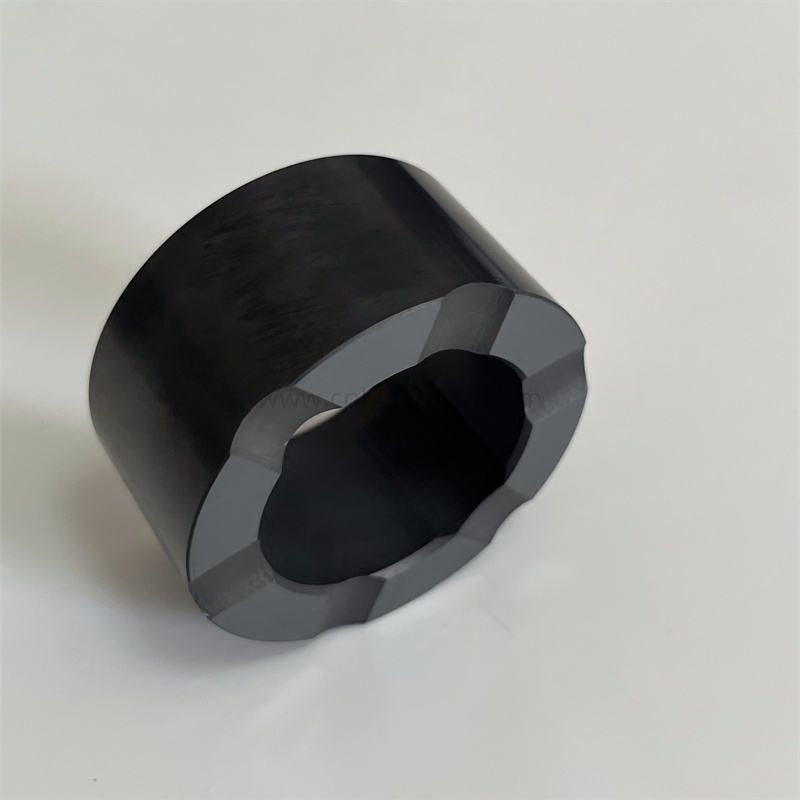  Customized SiC Ceramic Wear Resistant Seal Ring Pump