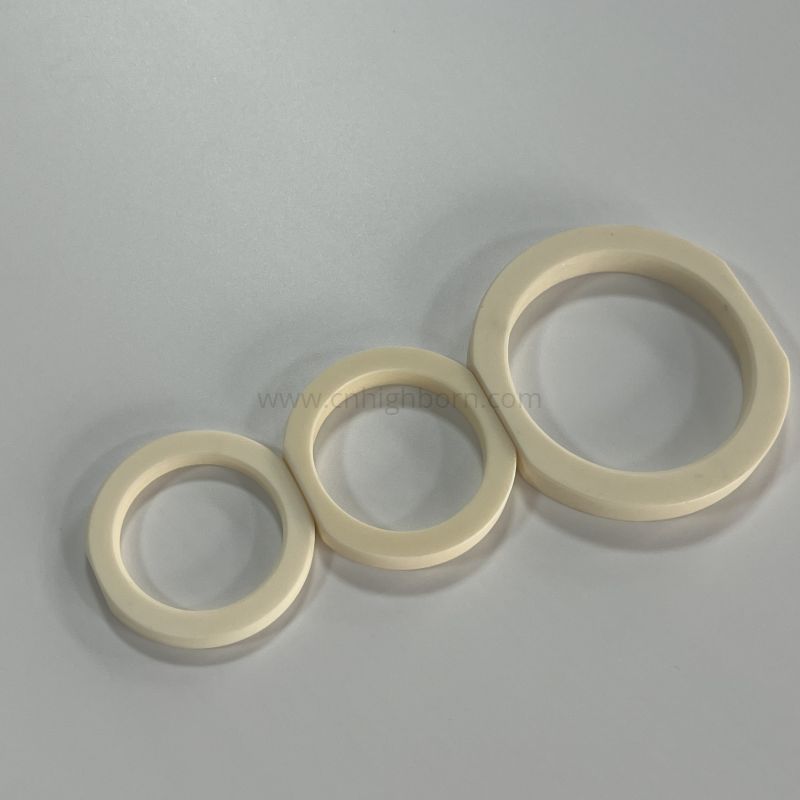 Customized Polished Alumina Al2O3 Ceramic Ring Disc Washer