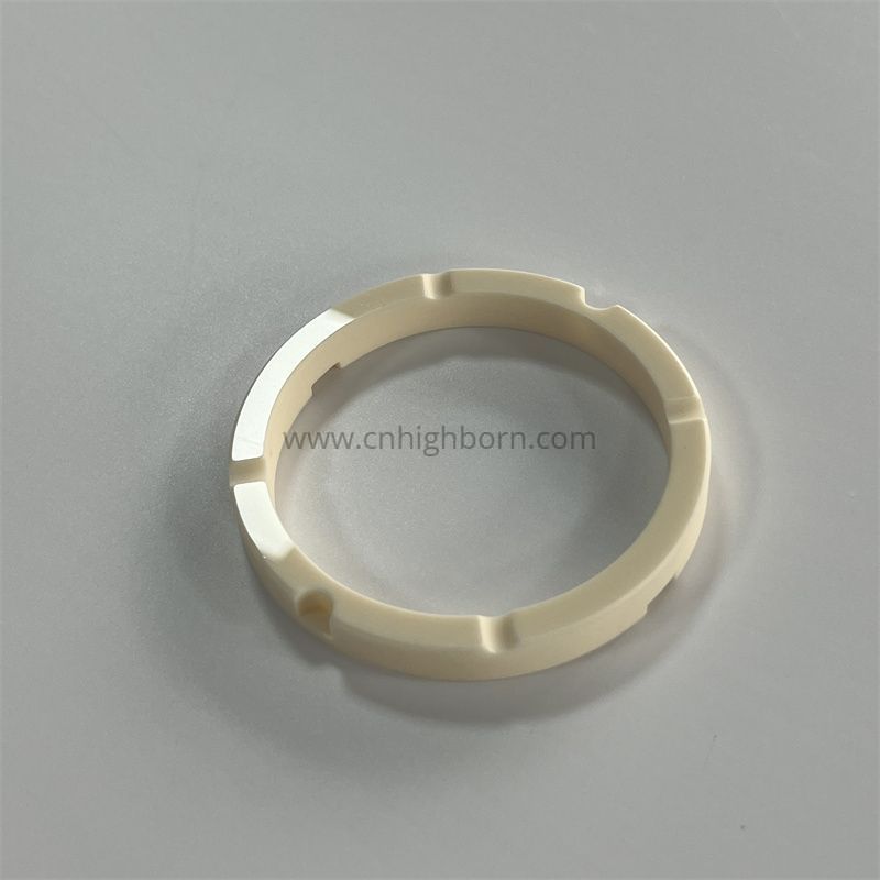 Customized Wear Resistance Insulation 99% al2o3 Alumina Ceramic Ring