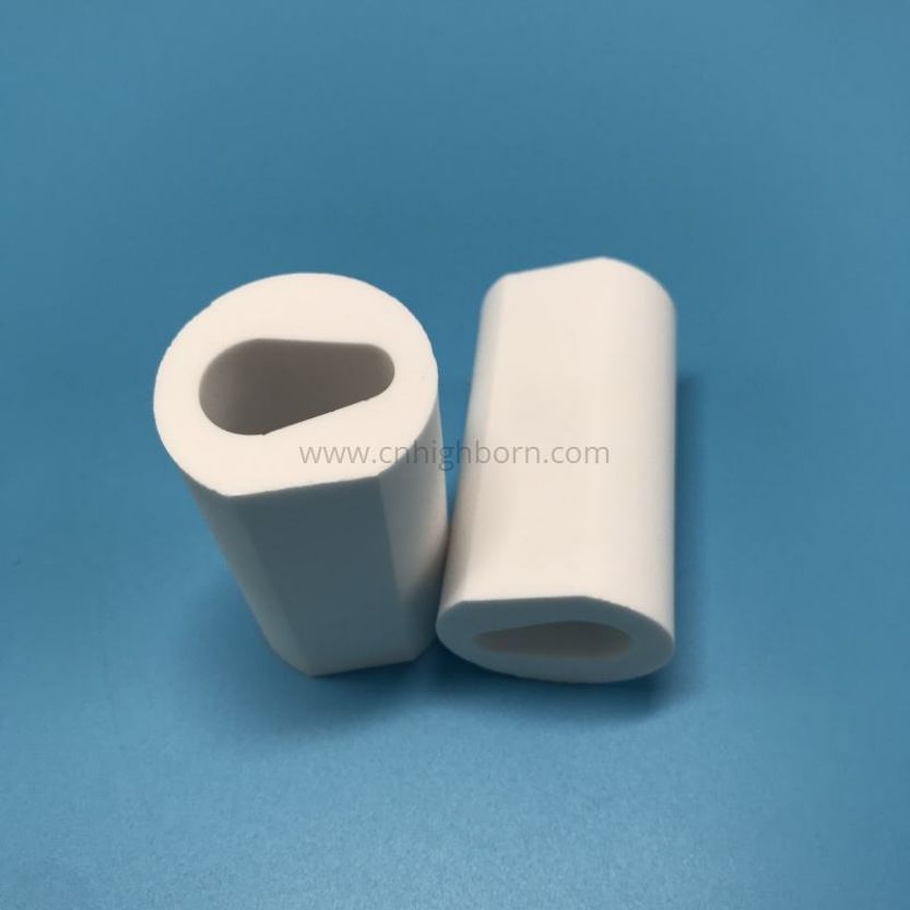 Customized 95% Alumina Ceramic Tubes Reflector Cavity