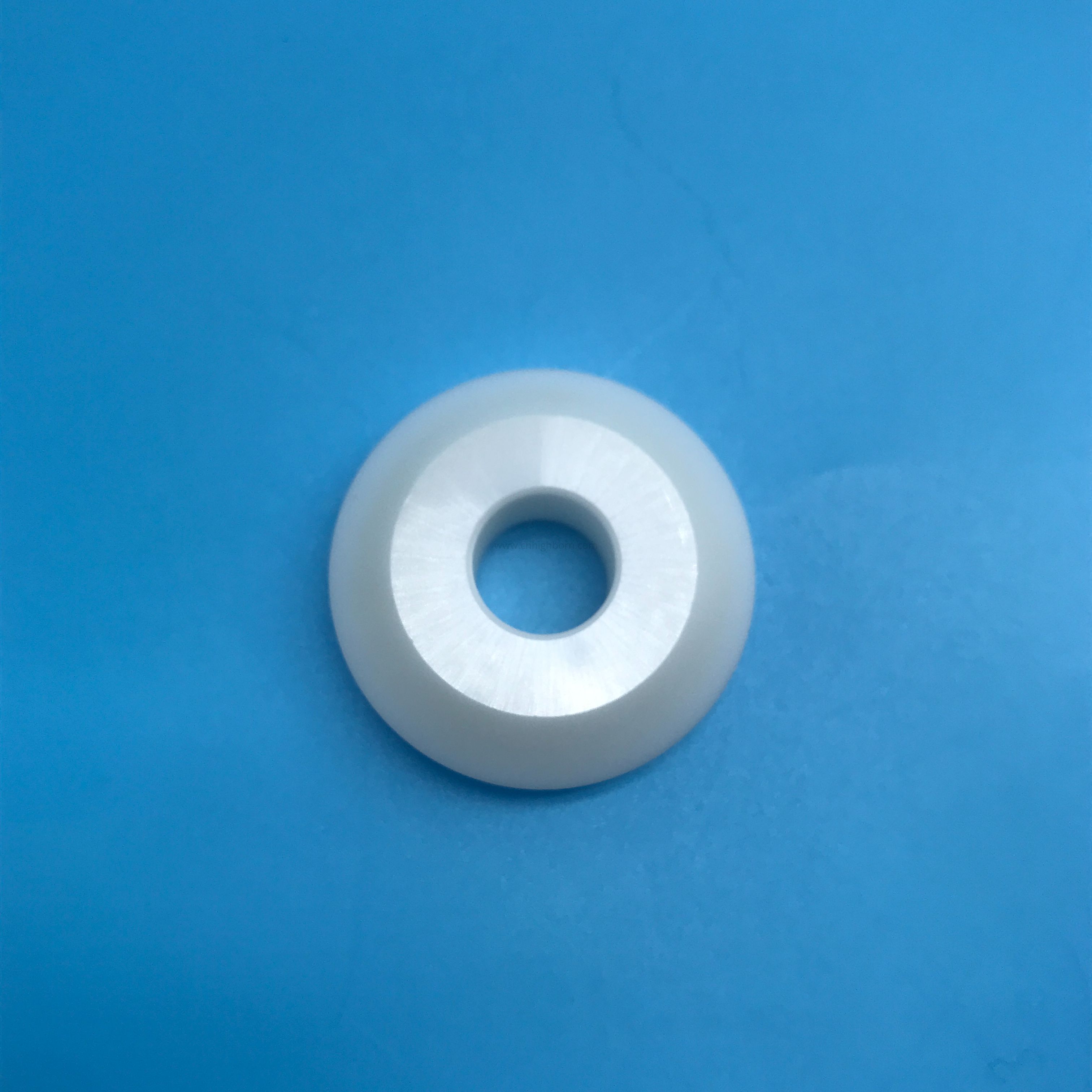 Polished Zirconium Oxide Zro2 Zirconia Ceramic Shoulder Ring