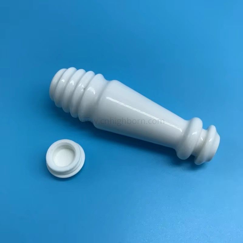 Steatite Ceramic Insulator Rod Glazed Alumina Handle Part