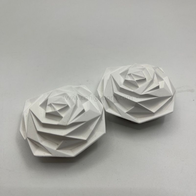 Customized Scented Flower Shape Plaster Ceramic Aroma Diffuser Stone