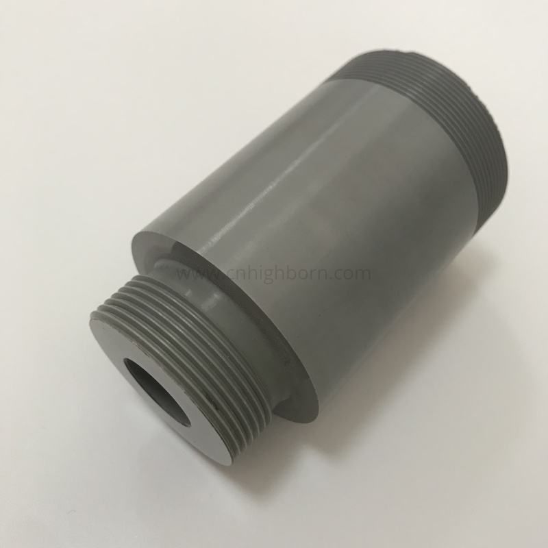 GPS Silicon Nitride Pipe Si3n4 Ceramic Threaded Tube