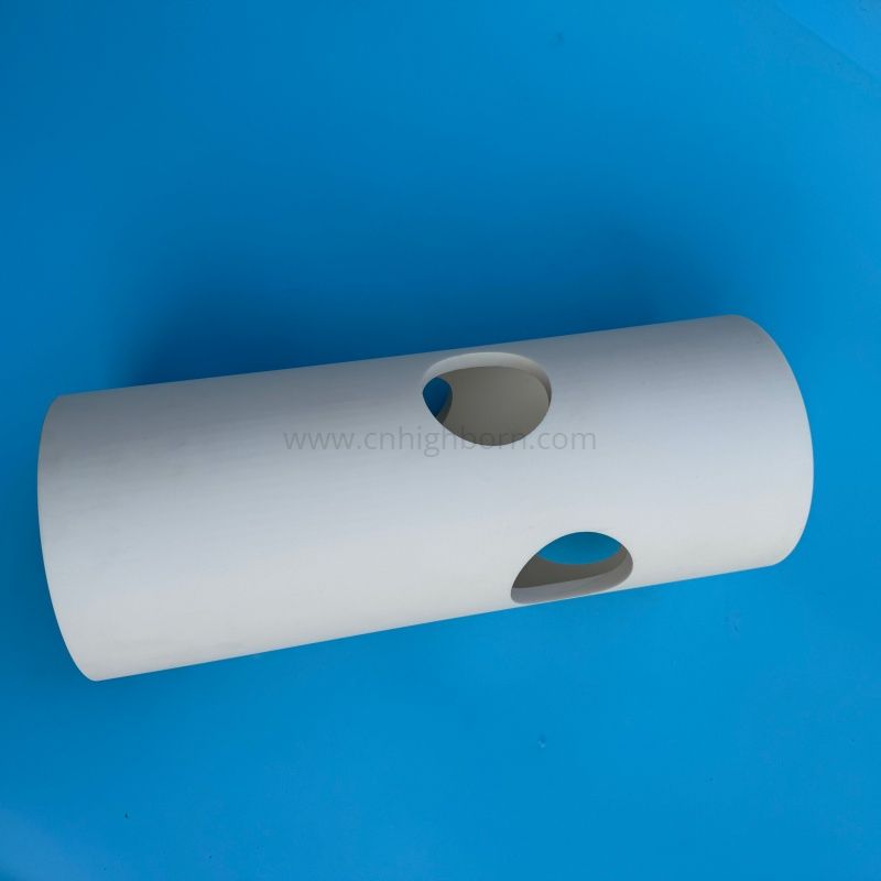 Customized 95% Alumina Porous Pipes Al2O3 Ceramic Tubes