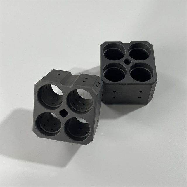 Silicon Carbide 4-Cavity Block Optical Lens Mounting Holder
