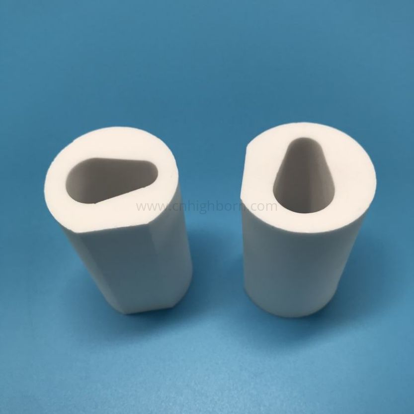 Customized 95% Alumina Ceramic Tubes Reflector Cavity