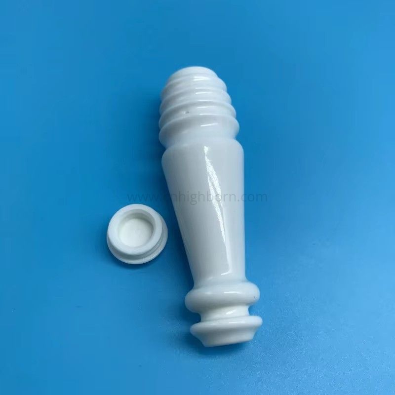 Steatite Ceramic Insulator Rod Glazed Alumina Handle Part