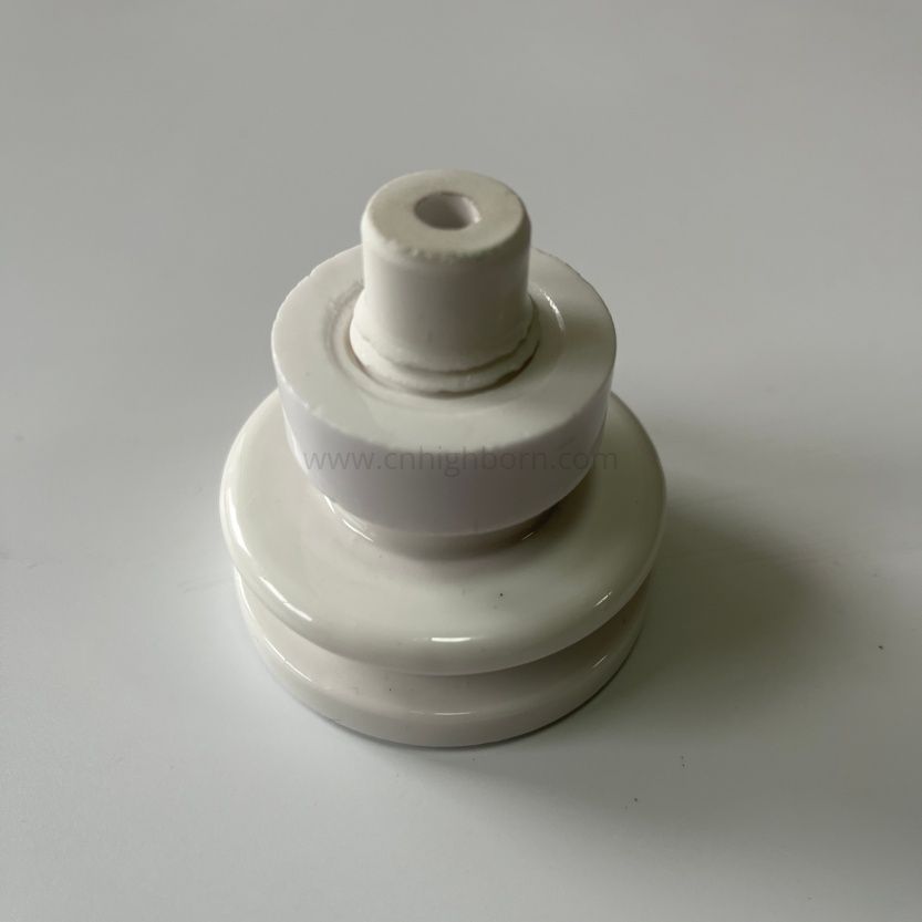 Customized 95% Glazed Alumina Al2O3 Ceramic Insulator Component