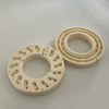 CNC-Machined 99% Alumina Al2O3 Ceramic Slotted Ring