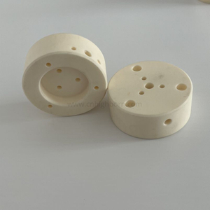 CNC Machined Alumina Ceramic 99.5% Al2o3 Round Block
