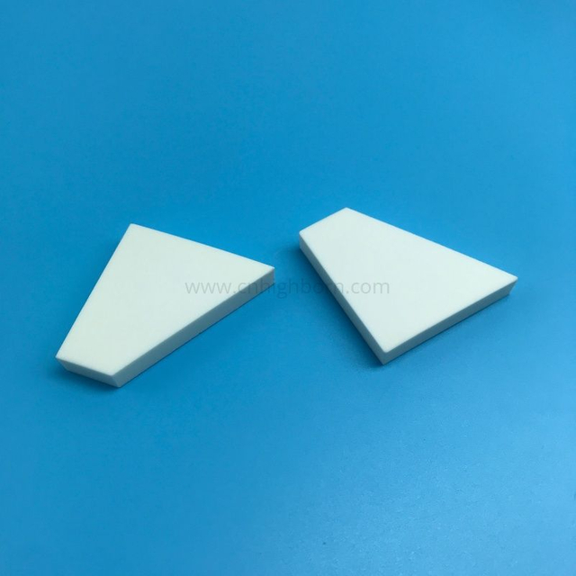 95% Alumina Ceramic Trapezoid Sheet Al2O3 Ceramic Liner