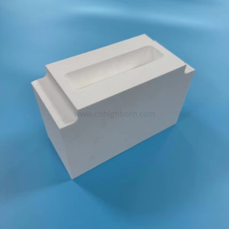 Al2O3 Ceramic Insulating Block Alumina Structural Chunk Part