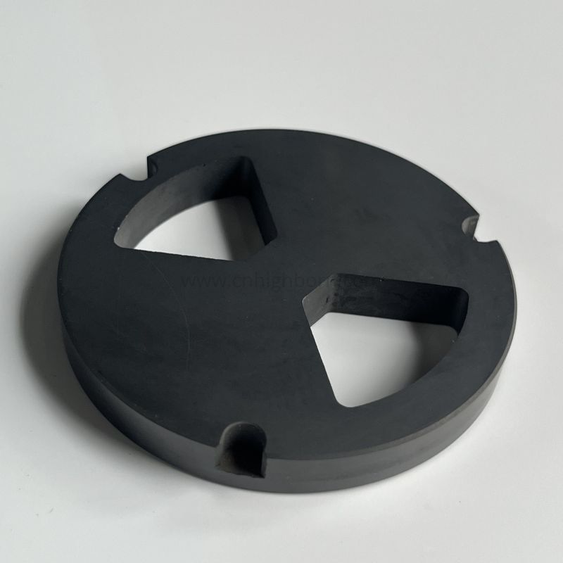 SiC Ceramic Valve Seat Plate Silicon Carbide Plate Part Components