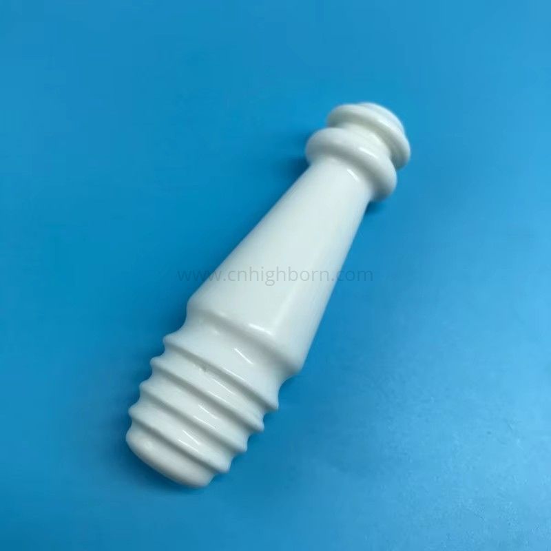 Steatite Ceramic Insulator Rod Glazed Alumina Handle Part
