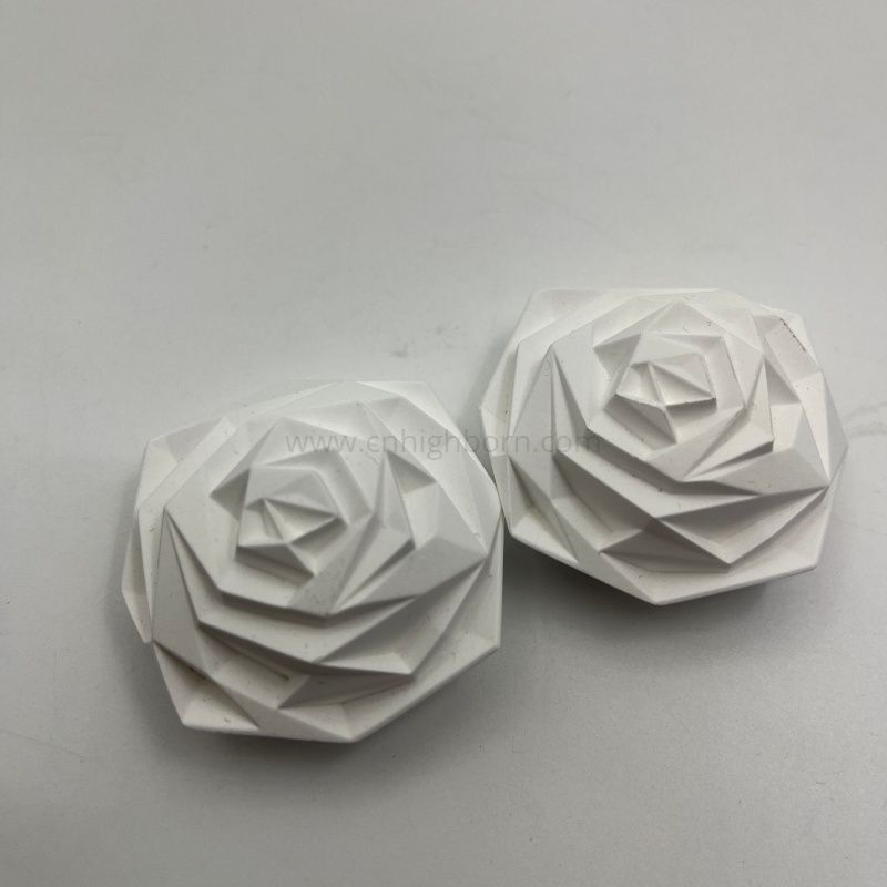 Customized Scented Flower Shape Plaster Ceramic Aroma Diffuser Stone