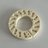 CNC-Machined 99% Alumina Al2O3 Ceramic Slotted Ring