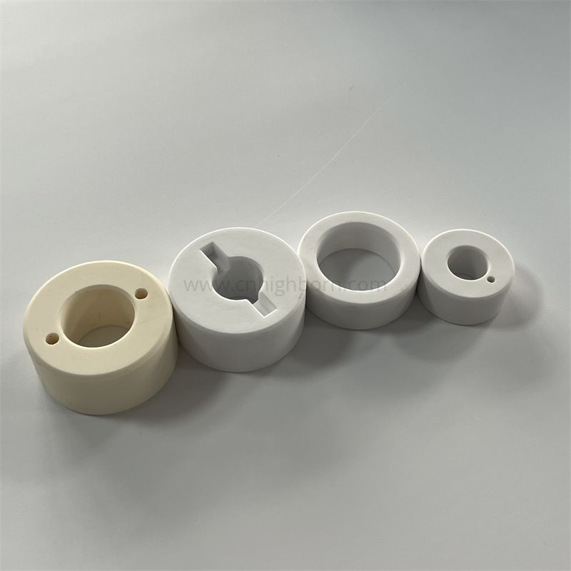  Alumina Ceramic Insulation Ring Al2O3 Ceramic Laser Nozzle 