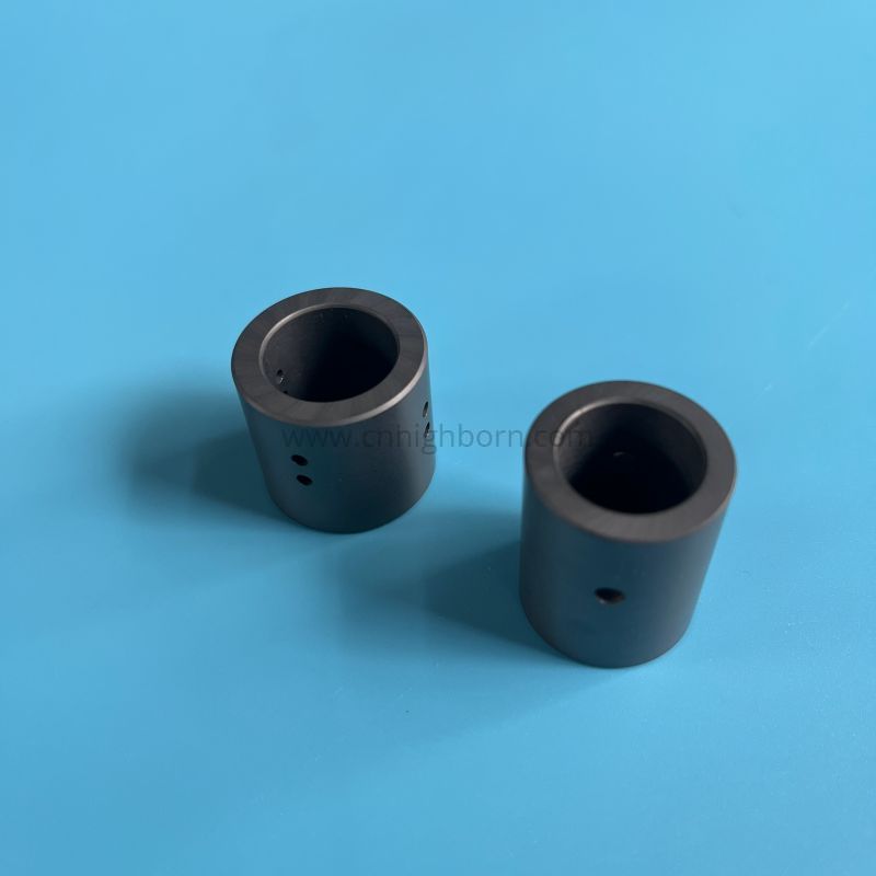 Customized Sintered Silicon Carbide Bush SiC Ceramic Sleeves