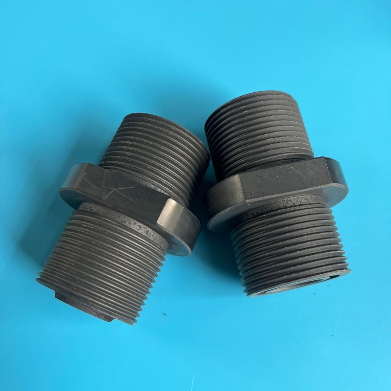  Silicon Carbide Ceramic Fittings SiC Thread Connector 