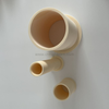 Customized Al2O3 Part Industrial Alumina Flange Ceramic Sleeve