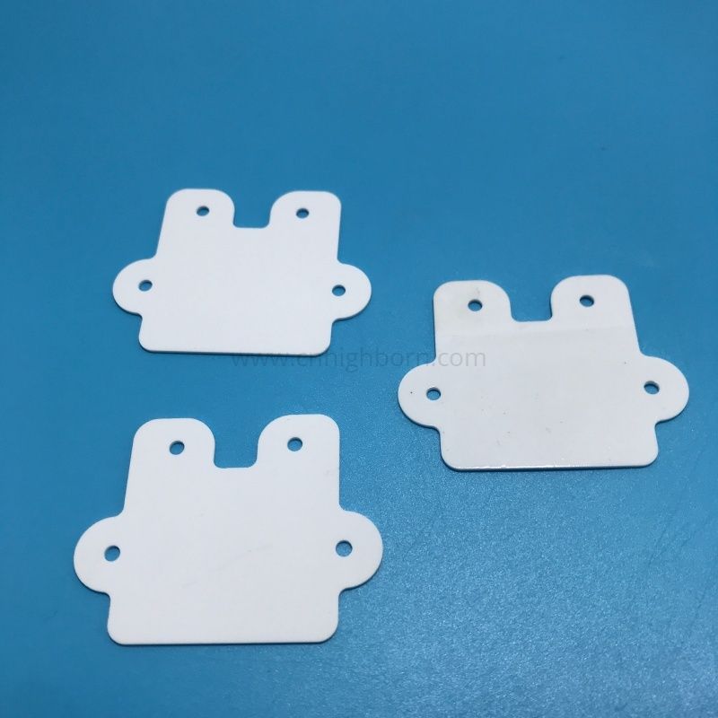 Industrial Customized 0.38mm 0.5mm, 0.635mm Thin Al2O3 Plate Alumina Ceramic Substrate
