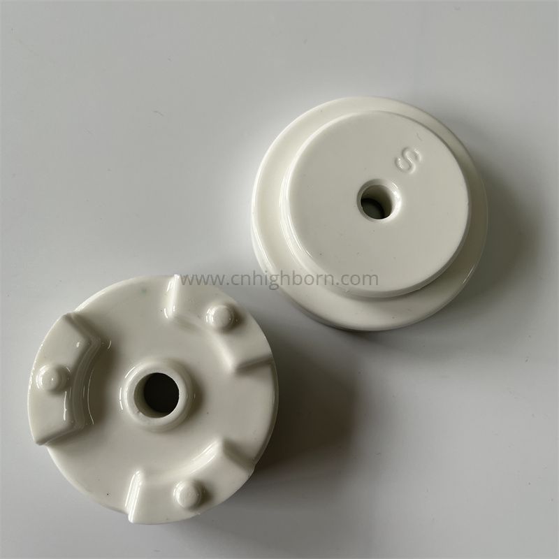 Electrical Insulator Al2o3 Glazed Alumina Ceramic Disc Parts