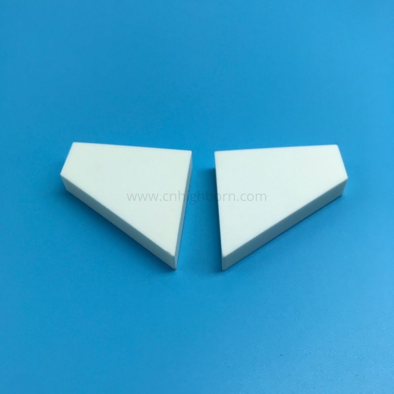 95% Alumina Ceramic Trapezoid Sheet Al2O3 Ceramic Liner