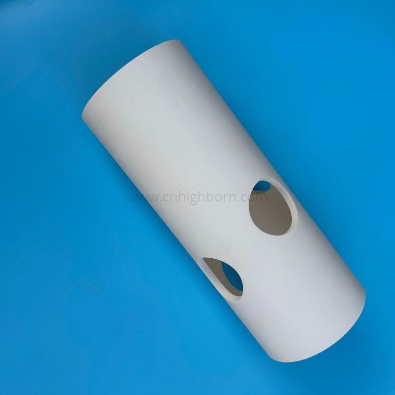 Customized 95% Alumina Porous Pipes Al2O3 Ceramic Tubes