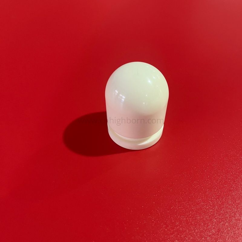 Wear‑resistant Fittings Stepped Cylindrical Zirconia Ceramic Cap 