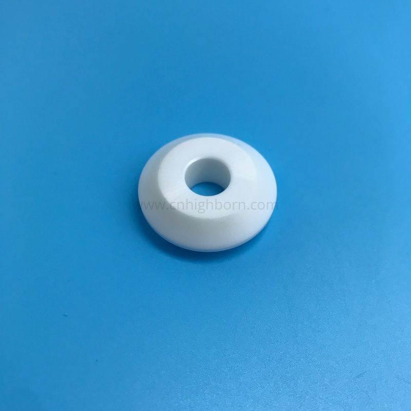 Insulation ZrO2 Zirconia Ceramic Round Washer with Central Hole