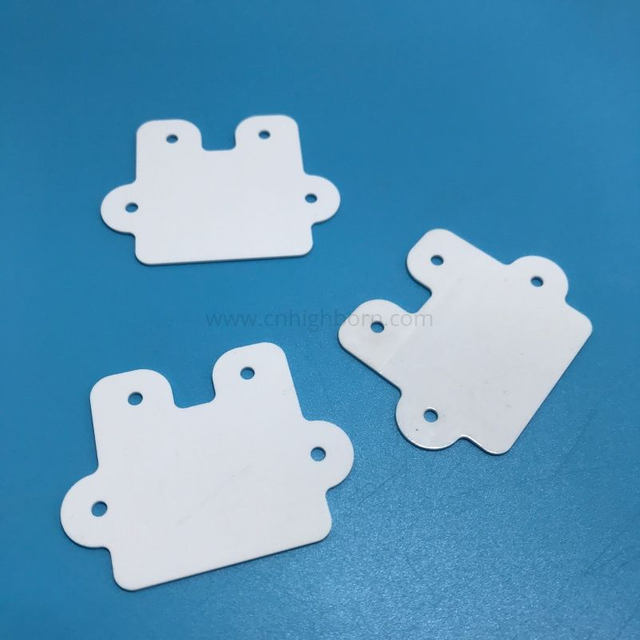 Glazed Alumina Ceramic Substrate Al2O3 Insulating Plate 