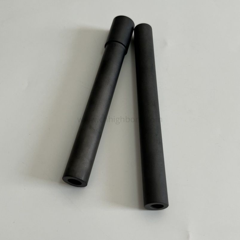 Silicon Carbide Ceramic Tube SiC Ceramic Thermocouple Sleeve
