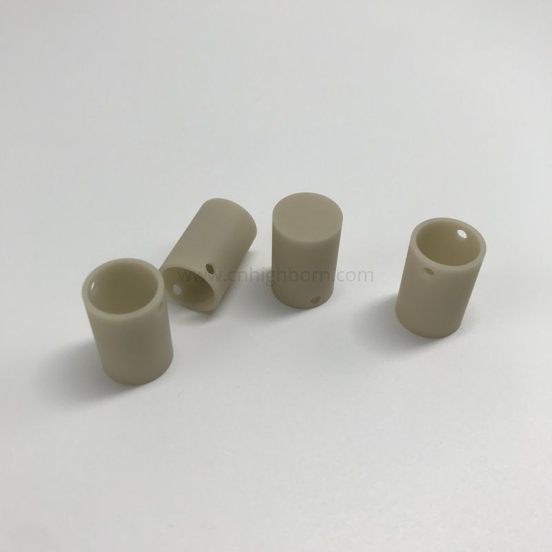 High Thermal Conductivity Aluminum Nitride (AlN) Cermaic Cylindrical Crucible