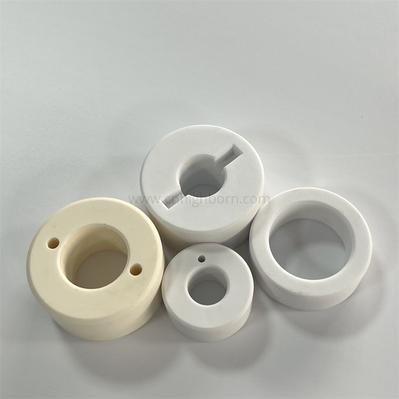  Alumina Ceramic Insulation Ring Al2O3 Ceramic Laser Nozzle 