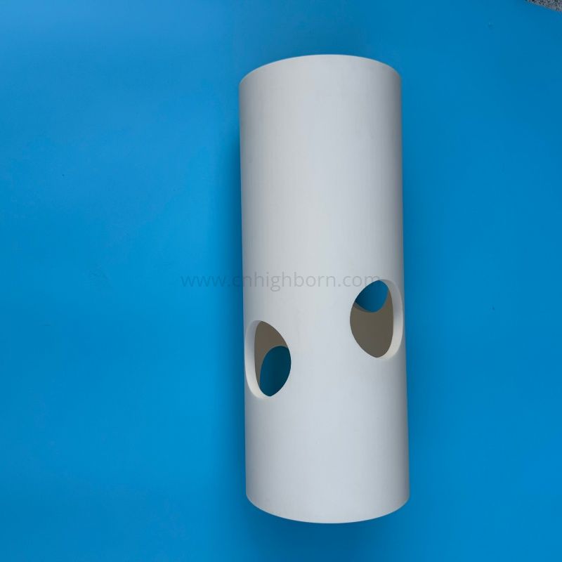 Customized 95% Alumina Porous Pipes Al2O3 Ceramic Tubes