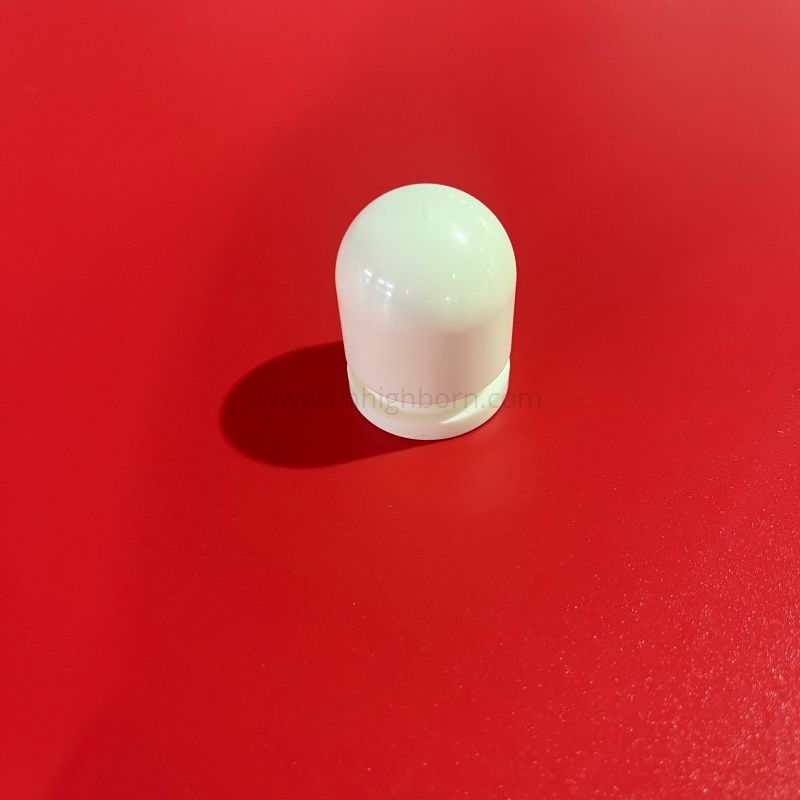 Wear‑resistant Fittings Stepped Cylindrical Zirconia Ceramic Cap 