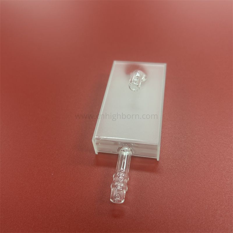 Customized Clear Standard Optical Quartz Cell Glass Cuvette